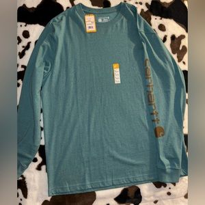 Teal long sleeve Carhartt
